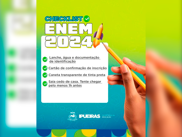 CHECKLIST ENEM 2024